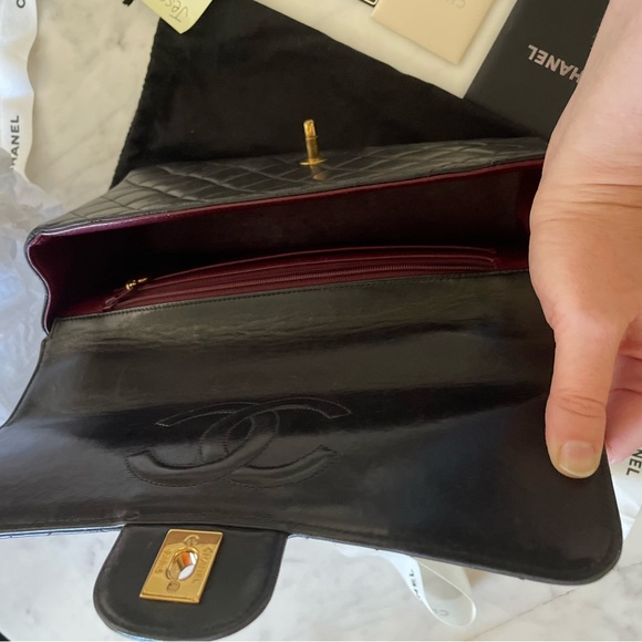 Sold locally!   Vintage Chanel Kelly w/24kt hardware - Picture 8 of 10